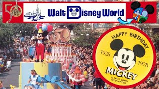 50 Years of WDW MICKEYS 50TH BIRTHDAY PARADE 1978 Audio Tribute [upl. by Garfinkel]