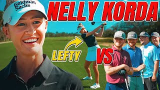 Nelly Korda Played Us In A Match Lefty [upl. by Nigem610]