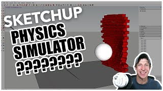 SketchUp AS A PHYSICS SIMULATOR MSPhysics for SketchUp [upl. by Senskell]