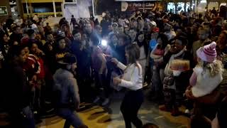 Venezolanos en baile del tambor en Perú [upl. by Naelcm462]