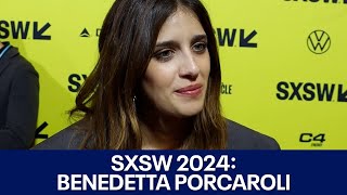 Benedetta Porcaroli SXSW quotImmaculatequot red carpet interview  FOX 7 Austin [upl. by Novyak]