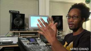 RZA IN STUDIO FOR AFRO SAMURAI RESURRECTION HIGH DEFINITION 1080P [upl. by Ecinrahs]