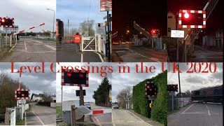 Level Crossings in the UK 2020 Part 1 [upl. by Aivekahs620]