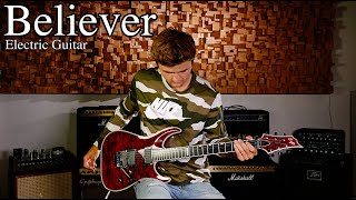 Believer  Imagine Dragons  Electric Guitar Cover JensJulius Tejlgaard [upl. by Zinnes]