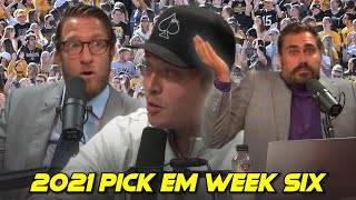 Rico Bosco has BREAKING NEWS  2021 Pick Em Week 6 [upl. by Glynda]