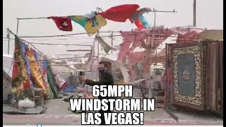 Windstorm 65mph  Las Vegas Swap Meet Stores Damaged by the Windstorm 65mph  Broadacres storm [upl. by Arraes21]