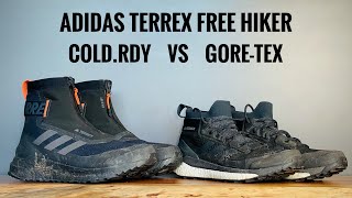 Adidas Terrex Free Hiker GTX vs COLDRDY The Ultimate Out Door Shoe [upl. by Ken]