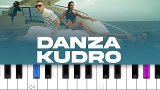 Don Omar ft Lucenzo  Danza Kuduro piano tutorial [upl. by Cacilia]