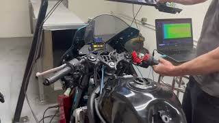 Rotrex SUPERCHARGED 2021 Yamaha R3 Motorcycle on the Dyno World Record 65HP [upl. by Rosenzweig]