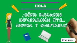 Búsqueda de información segura confiable y útil internet [upl. by Ennovyhs]