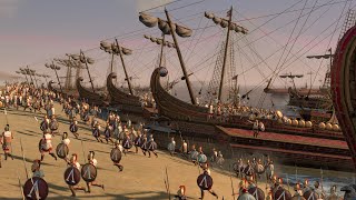 SPARTANS BEACH LANDING  Total War ROME 2 [upl. by Johansen254]