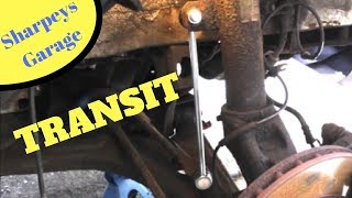 Ford Transit Anti Roll Bar Link Arm Change [upl. by Rayna]