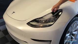 Paint protection for a headlight lense How to install 3M Scotchgard Pro Film [upl. by Seditsira333]