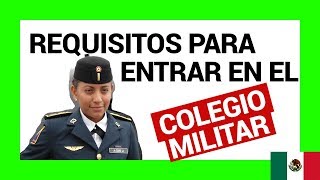 🚀 Requisitos para entrar al Colegio Militar Mexicano ✅ [upl. by Guerin]