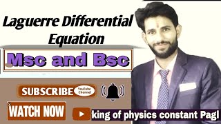 Laguerre Differential Equation [upl. by Garrett574]