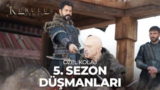 5 Sezon Osman Beyin Düşmanları  Kuruluş Osman Özel Kolaj [upl. by Shae]