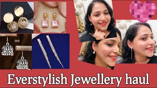 Everstylish Jewellery Haul  Jewellery collection  Earrings jewellery earrings [upl. by Ynittirb]