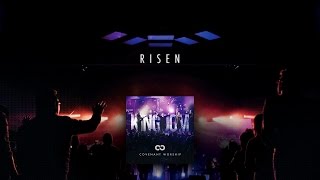 Risen Lyric Video  Covenant Worship [upl. by Ahsaet]