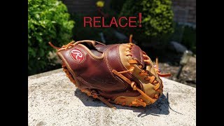 Rawlings Catchers Mitt Relace [upl. by Eelyma]