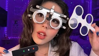 ASMR Eye Exam Lens 1 or 2 Test👓 Light Triggers for Sleep Realistic Medical Roleplay [upl. by Landre]