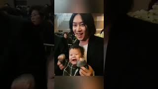 Kim Heechul and his mini version Taehyuk [upl. by Supmart602]