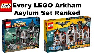 Every LEGO Arkham Asylum Set Ranked [upl. by Rakel592]