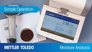 Simple Operation with METTLER TOLEDO Moisture Analyzers [upl. by Leik]