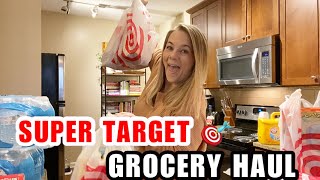 SUPER TARGET GROCERY HAUL [upl. by Jere]