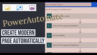 Create SharePoint Pages automatically with Power Automate [upl. by Atener795]