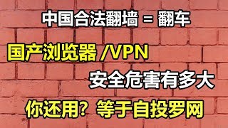 中国首家合法翻墙浏览器酷鸟已翻车，用其他国产浏览器等于自投罗网！聊聊HTTPS安全浏览的原理，国产VPN软件暗藏的坑洞！ [upl. by Aynatahs]