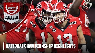 National Championship TCU Horned Frogs vs Georgia Bulldogs  Full Game Highlights [upl. by Ylen]