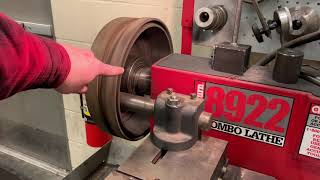 Turning a Brake Drum On a Brake Lathe [upl. by Ashton970]