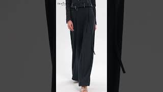 Merino Wool WideLeg Knit Pants [upl. by Imik676]