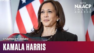 Kamala Harris Breaking Barriers amp Receiving the Chairmans Award  NAACP Image Awards 25 [upl. by Aibat]