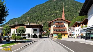 Längenfeld 🇦🇹 to Oetz Ötztal Scenic Drive Austria 🇦🇹 4K 60p [upl. by Aisats]