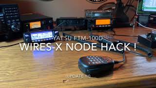 FTM100D WIRESX Node HACK [upl. by Oitaroh]