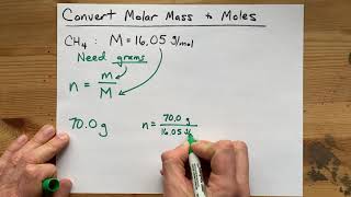 Convert Molar Mass to Moles 2021 [upl. by Amek739]