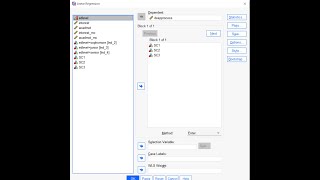 Regression in SPSS with an ordered categorical variable following sequential recoding May 2024 [upl. by Eemyaj72]