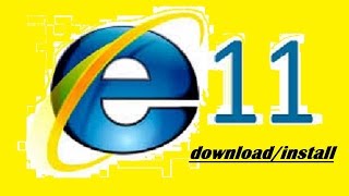 How to DownloadUpdate Internet Explorer 11 In 10 Sec [upl. by Fuhrman566]