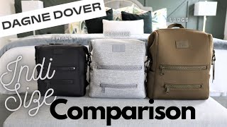 Dagne Dover Indi Diaper Backpack Comparison Large Medium and Small [upl. by Deana855]