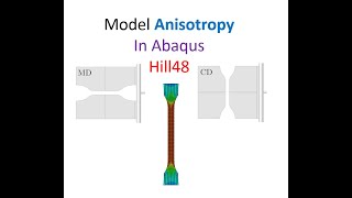 Anisotropy in Abaqus Hill48 [upl. by Rains396]