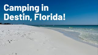 HENDERSON BEACH STATE PARK  Camping in Destin Florida  Florida Beaches  Emerald Coast  RV Travel [upl. by Cicenia]