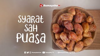 Syarat Sah Puasa  Rumaysho TV [upl. by Annaerb]