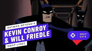 Batman Beyond’s Kevin Conroy and Will Friedle SWAP Lines  Comic Con 2019 [upl. by Harbot]