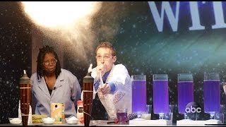 Science Experiments on THE VIEW ABC  Jeffrey Vinokur  Whoopi Goldberg [upl. by Lananna923]