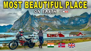 LOFOTEN ISLANDS 🏝️ 🇮🇳 INDIA TO NORWAY 🇳🇴 amp LONDON 🇬🇧 on Himalayan 450  Ep48 [upl. by Brighton971]