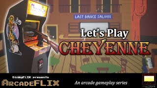 Exidys Cheyenne 1984 Arcade Gun Game Introduction and Gameplay [upl. by Aninahs]