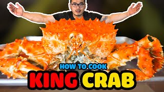 How to cook KING CRAB [upl. by Ailbert848]