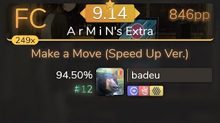 914⭐ badeu  Icon For Hire  Make a Move A r M i Ns Extra HDDTHR 9450 12 846pp FC  osu [upl. by Torin977]