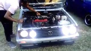 Golf mk1 GTS revving [upl. by Ailam]